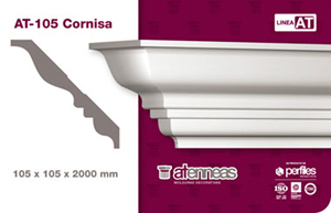 Molduras Atenneas at-105 x 2 mts.