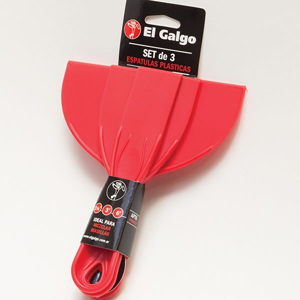 Set de espatulas plásticas El Galgo