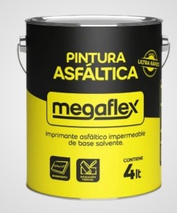 Megaflex pintura asfáltica x 4 lts.