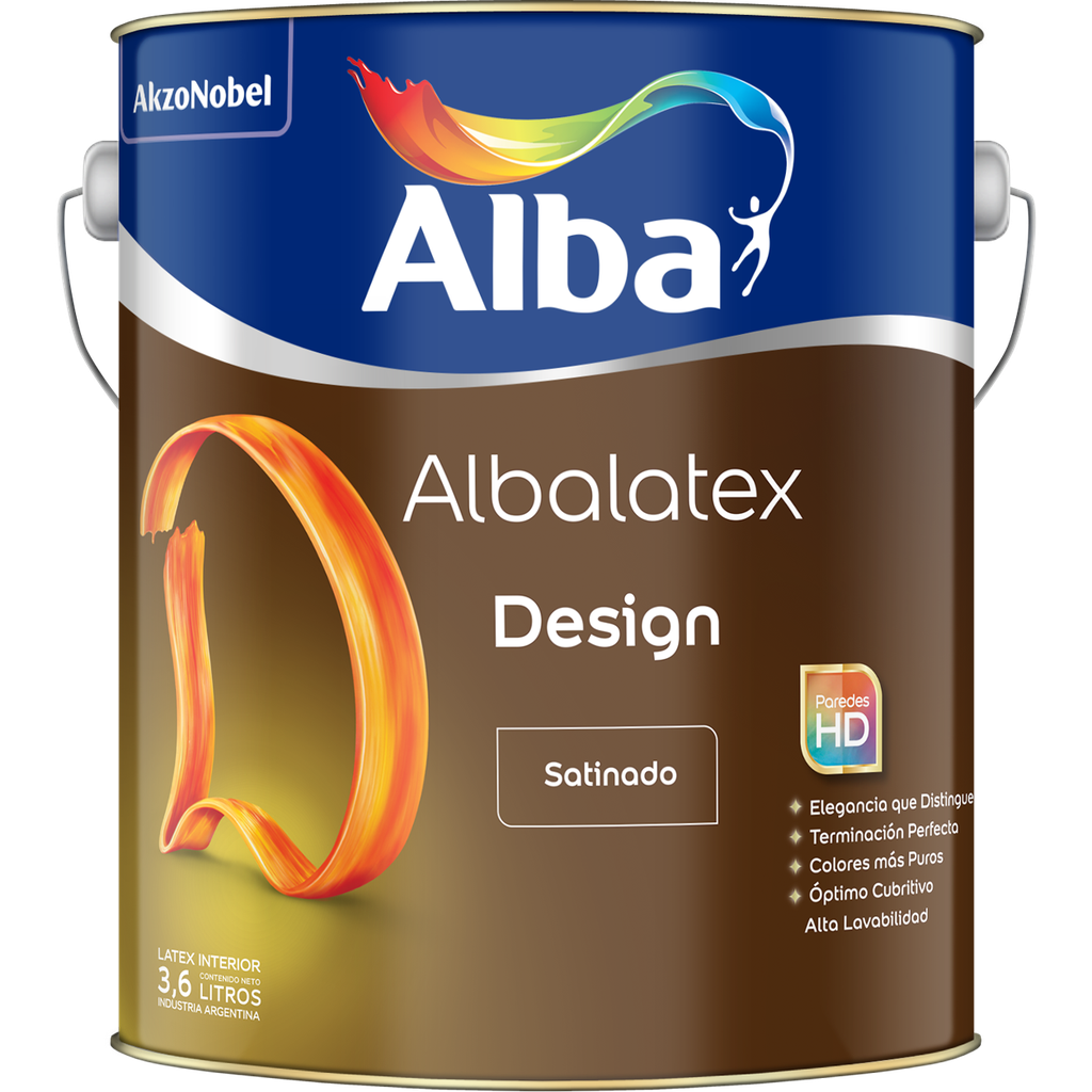 Albalatex Design blanco satinado  x 10 lts.