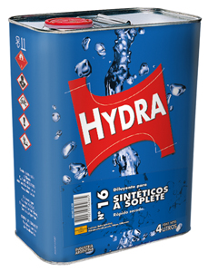 Hydra diluyente sintetico a soplete 16 x 1 lt.