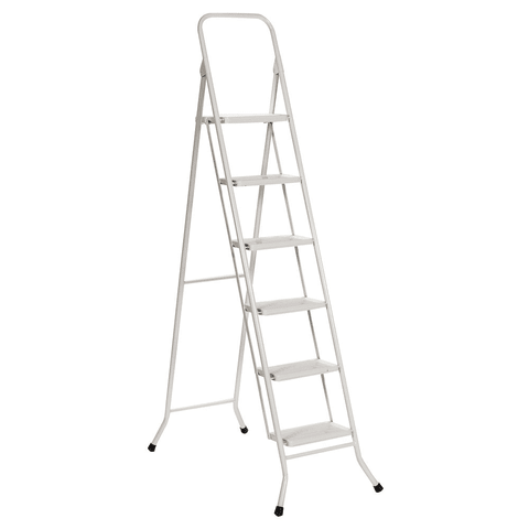 Escalera metalica tipo brasilera 6 escalones 1.85 mts.