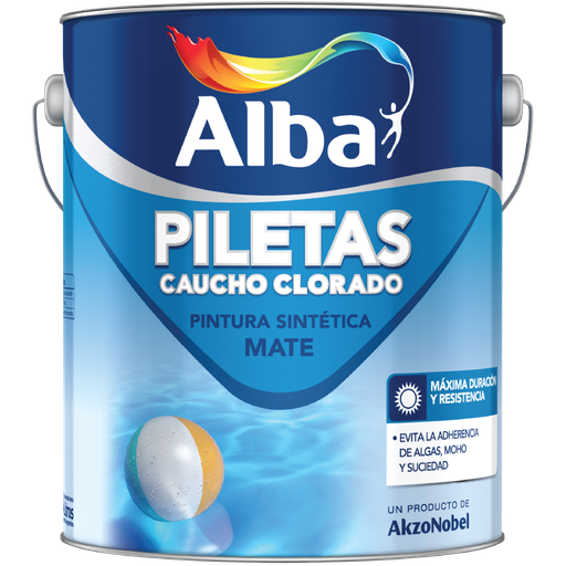 Pileta Alba caucho sintetico x 4 lts.