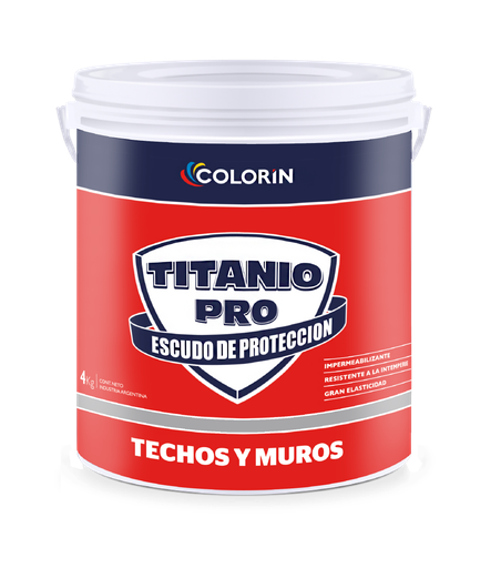 Titanio Pro Techos y Muros Blanco x 4 lts.