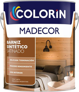Madecor barniz satinado Colorin x 4 lts.