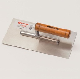 [7999003001] LLana yesero metálica lisa El Galgo 12cm.  x 25cm.